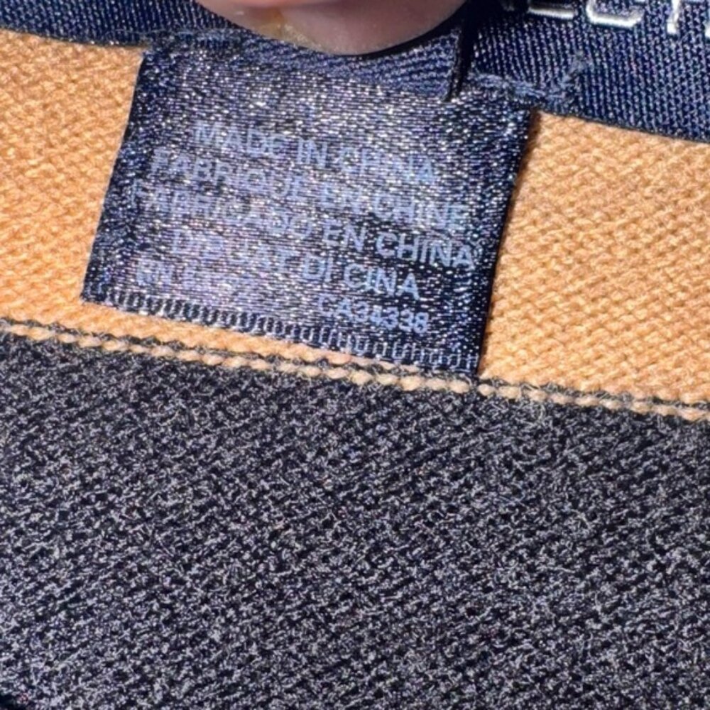 French Connection Vintage Striped Bambi Cowl Neck Tunic Sweater Dress Knit Top L - Picture 11 of 16